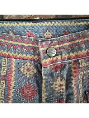 Seafarer Intuit Aztec Print Colorblock Flare Pants